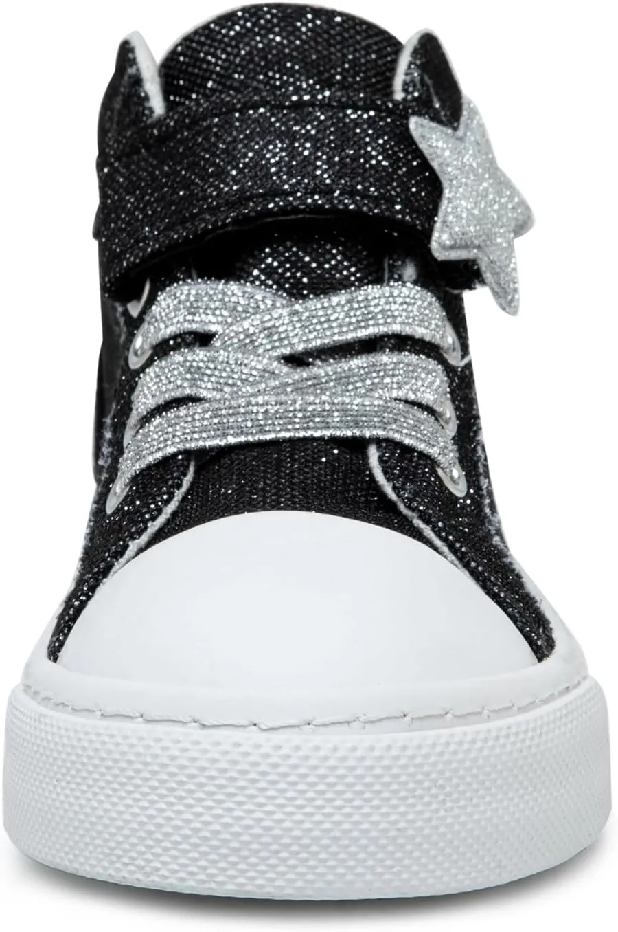 HugRain Toddler Girls Kids Sparkle Fashion Outdoor Walking Sneakers