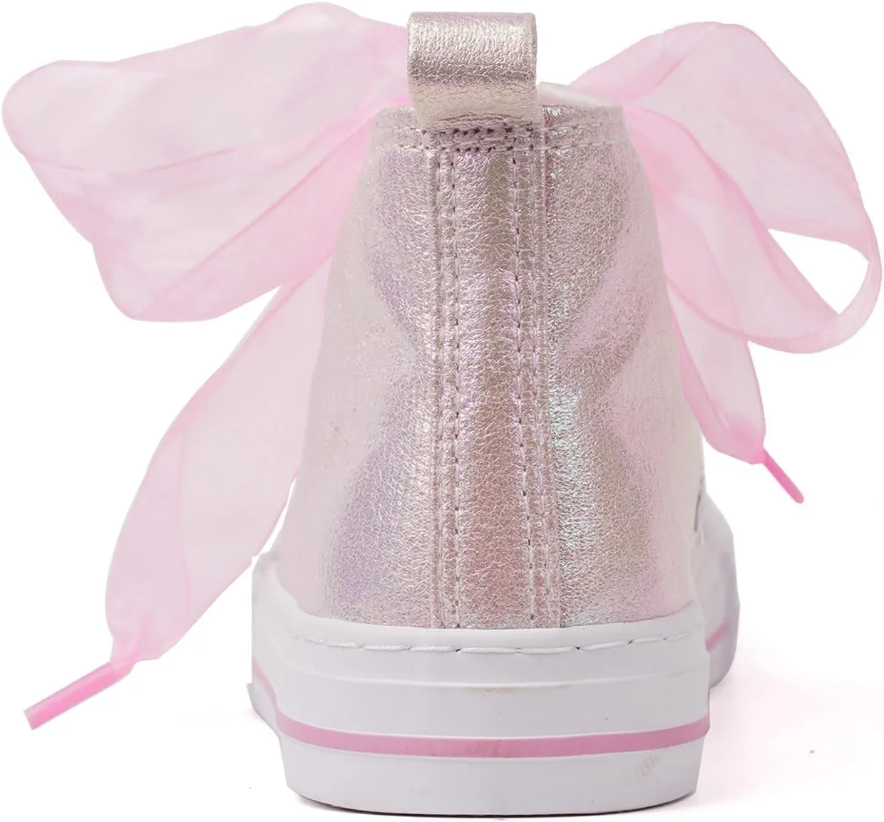 HugRain Toddler Girls Kids Sparkle Fashion Outdoor Walking Sneakers