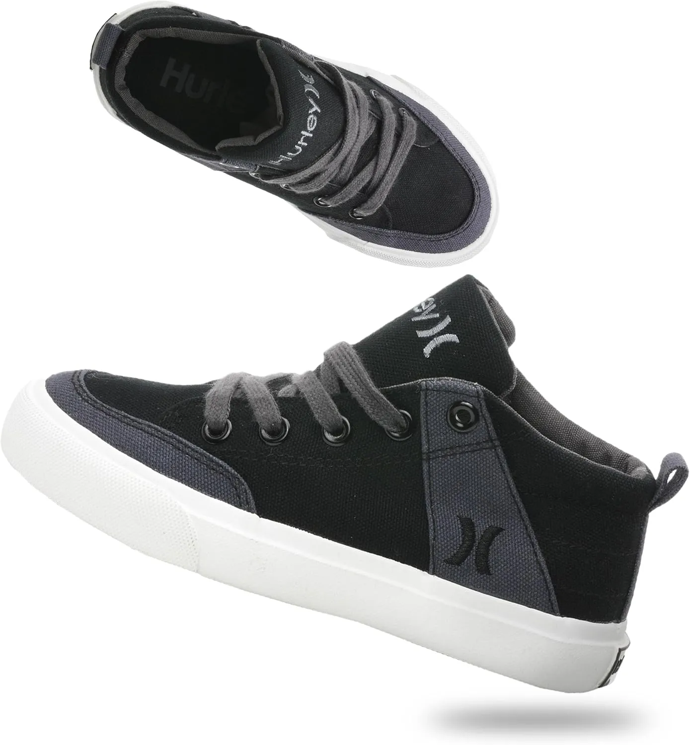 Hurley Roddy Kids High Top Skateboard Sneakers, Sports Shoes for Boys and Girls