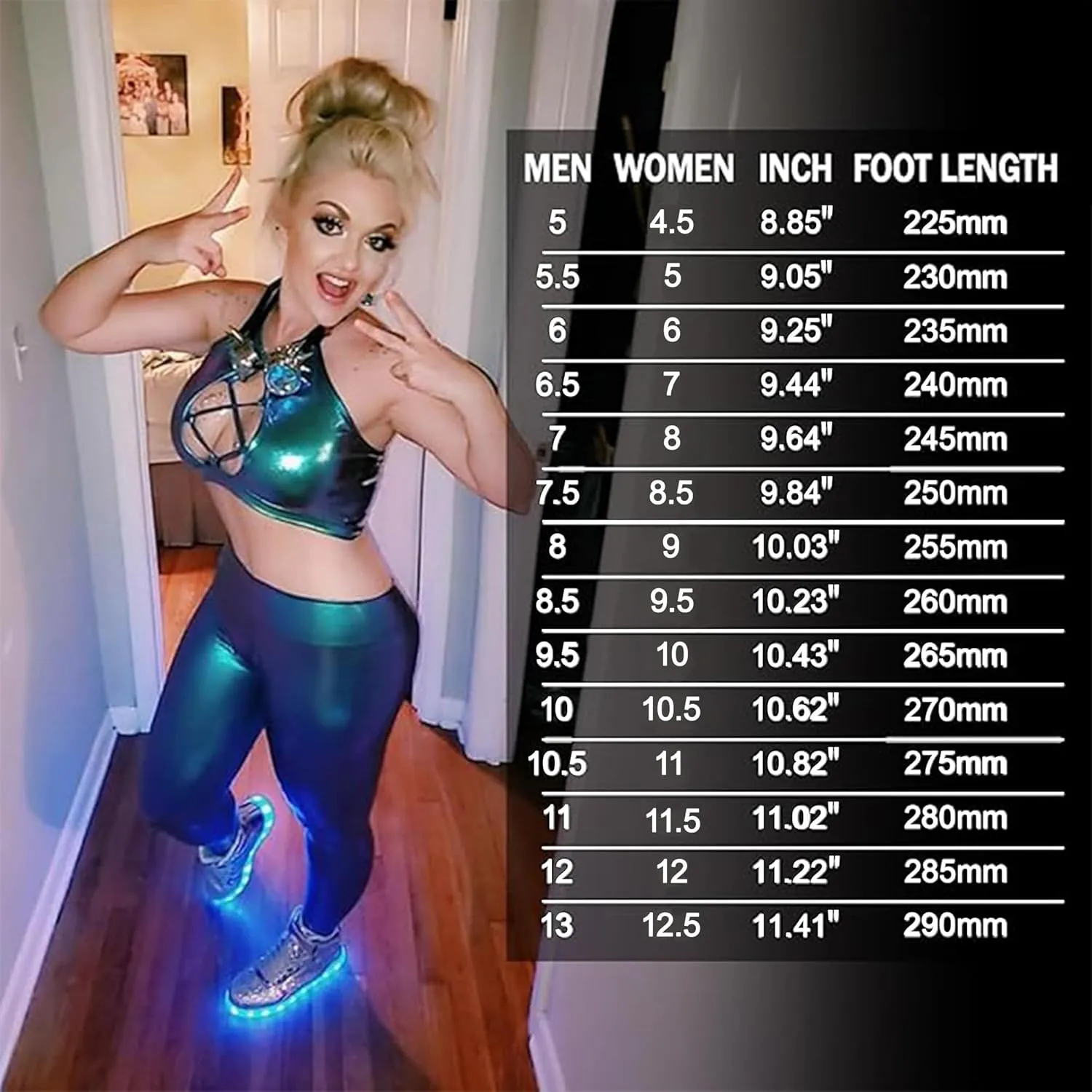 IGxx LED Light Up High Top Sneakers - USB Rechargeable, Glowing, Flashing Shoes for Men, Women & Kids