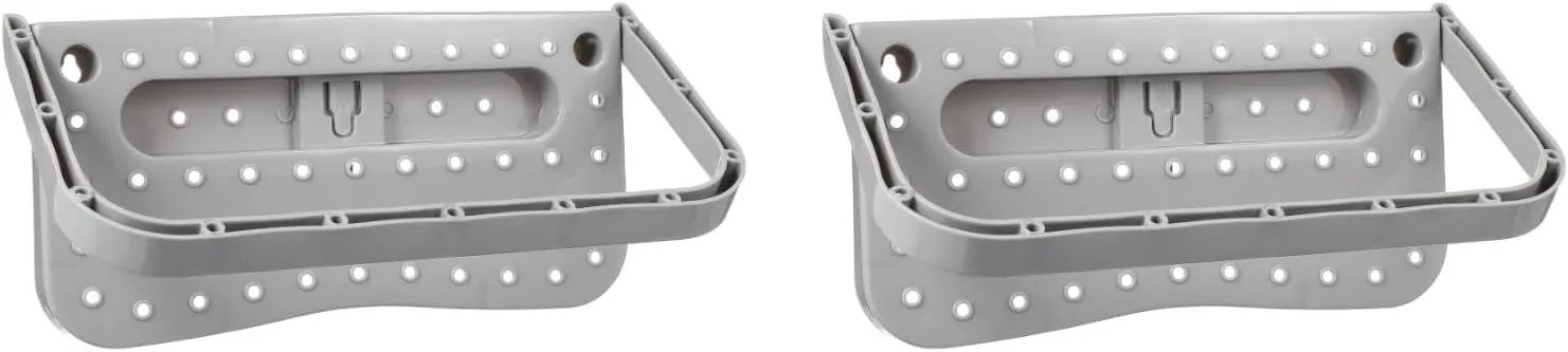 iplusmile 2Pcs RV Shoe Storage Racks - Wall Mounted Foldable Camper Shoe Organizer Shelf - Space-Saving Various Footwear Holder Essential Accessories for Travel Trailers