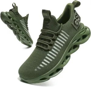 Jakcuz Women's Lace Up Walking Shoes Breathable Ultra Lightweight Sport Casual Ladies Girls Fashion Platform Sneakers