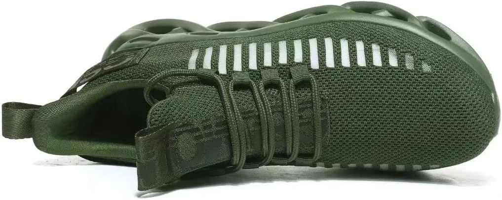 Jakcuz Women's Lace Up Walking Shoes Breathable Ultra Lightweight Sport Casual Ladies Girls Fashion Platform Sneakers