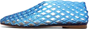 Jelly Mesh Ballet Flats - Comfortable Clear Jelly Shoes, Adult Women's Closed Toe Flats Sandals