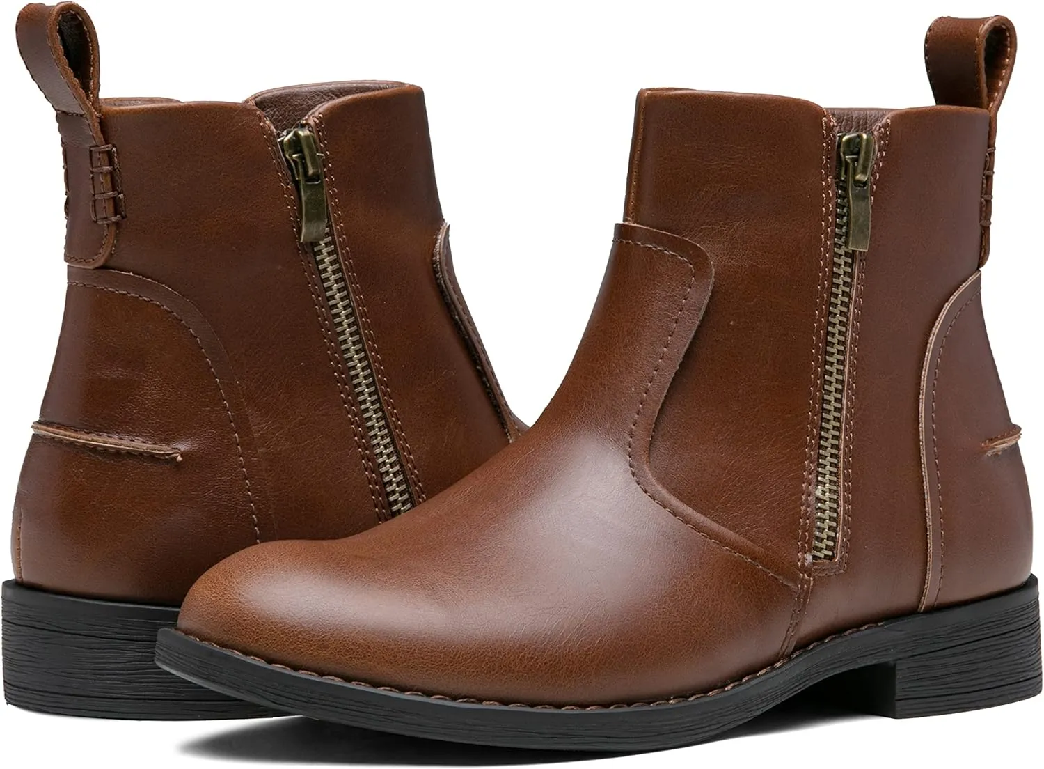 Jeossy Women's 9008 Ankle Boots Zipper Casual Fall Short Booties for Women