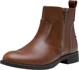 Jeossy Women's 9008 Ankle Boots Zipper Casual Fall Short Booties for Women
