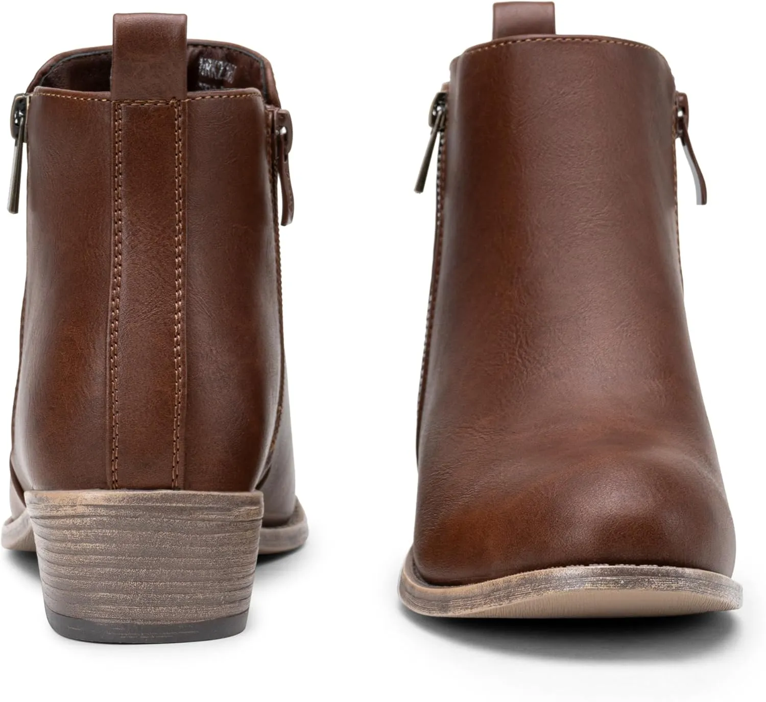Jeossy Women's Ankle Boots, Classic Low Heeled Short Booties, Casual Comfortable Boots
