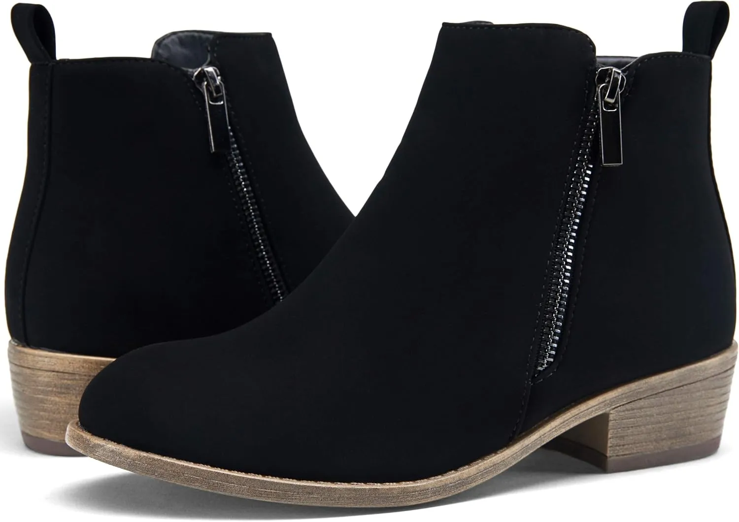 Jeossy Women's Ankle Boots, Classic Low Heeled Short Booties, Casual Comfortable Boots