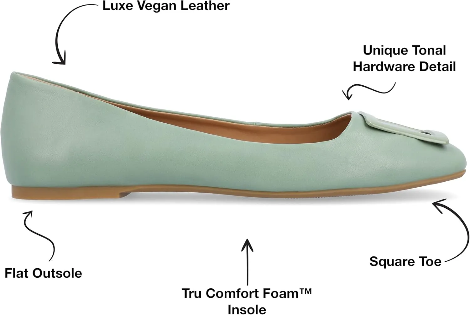 Journee Collection Women's Zimia Ballet Flat