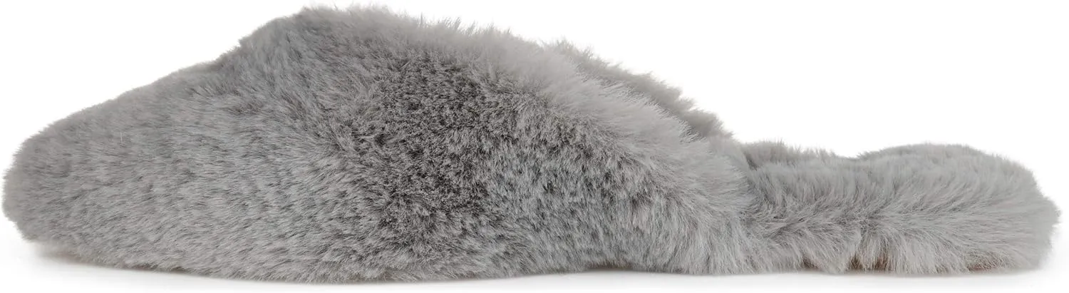 Journee Women's Faux Fur Sundown Slippers