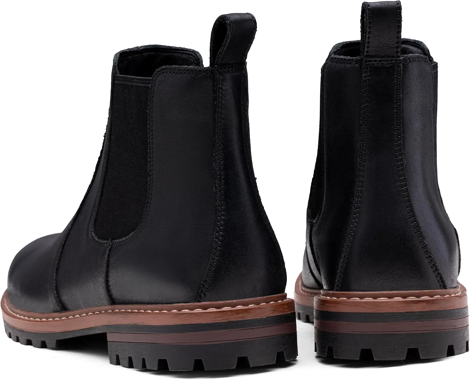 Jousen Chelsea Boots Men Lightweight Mens Boots Classic Slip On Boots Casual Boots for Men