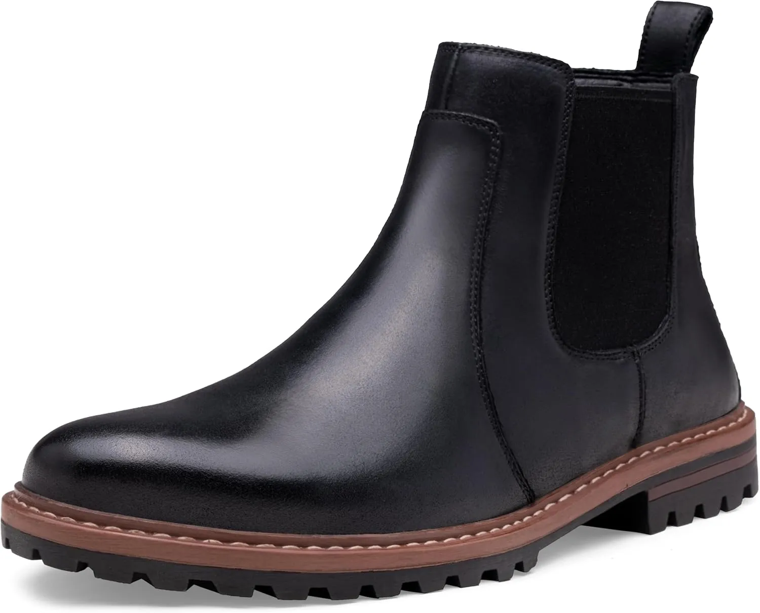 Jousen Chelsea Boots Men Lightweight Mens Boots Classic Slip On Boots Casual Boots for Men