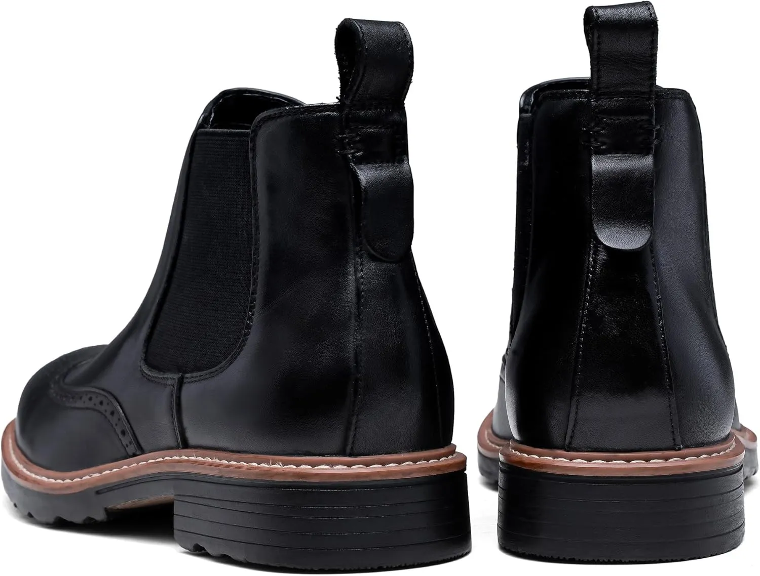 Jousen Men's Chelsea Boots Suede Casual