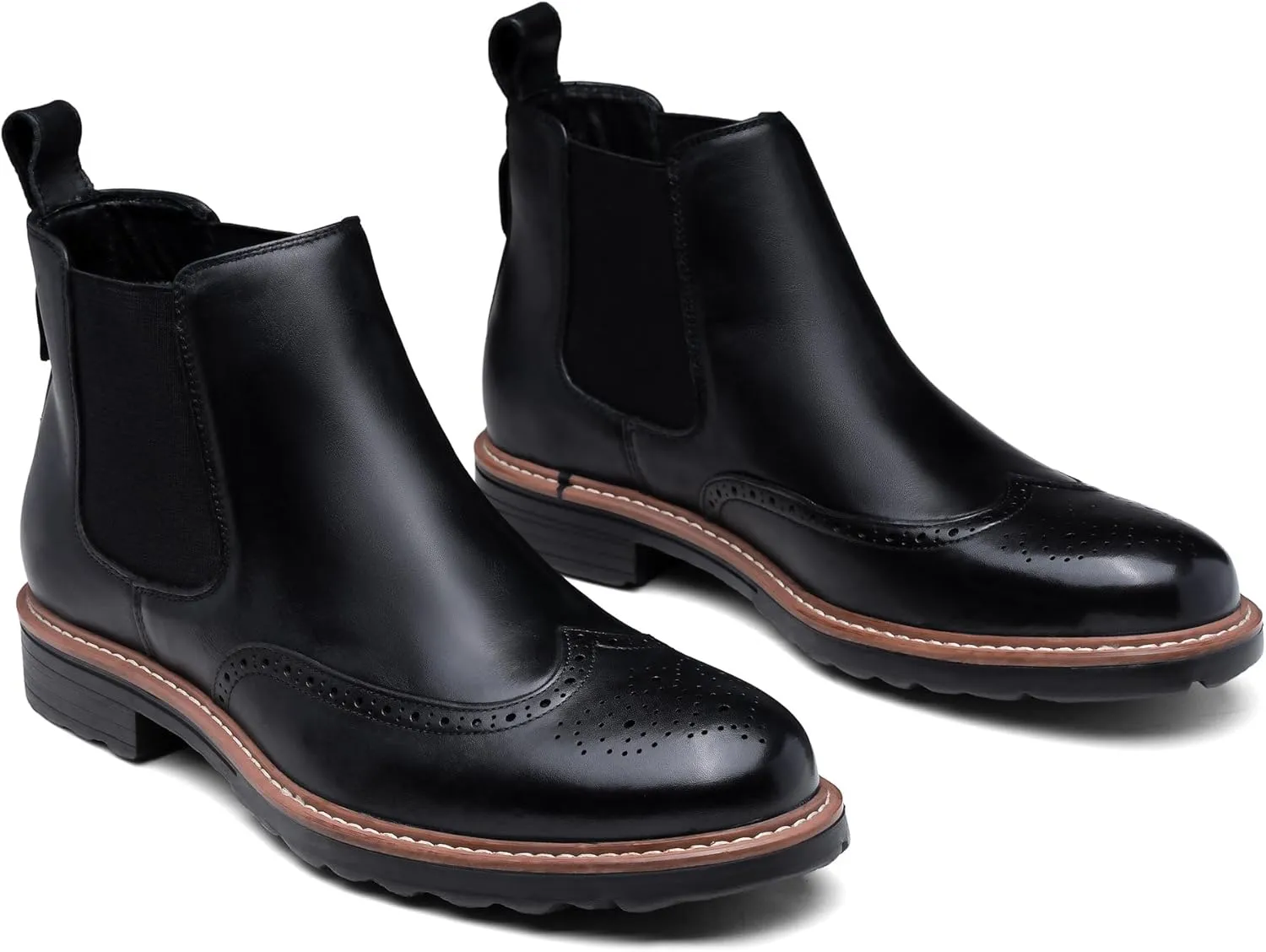 Jousen Men's Chelsea Boots Suede Casual