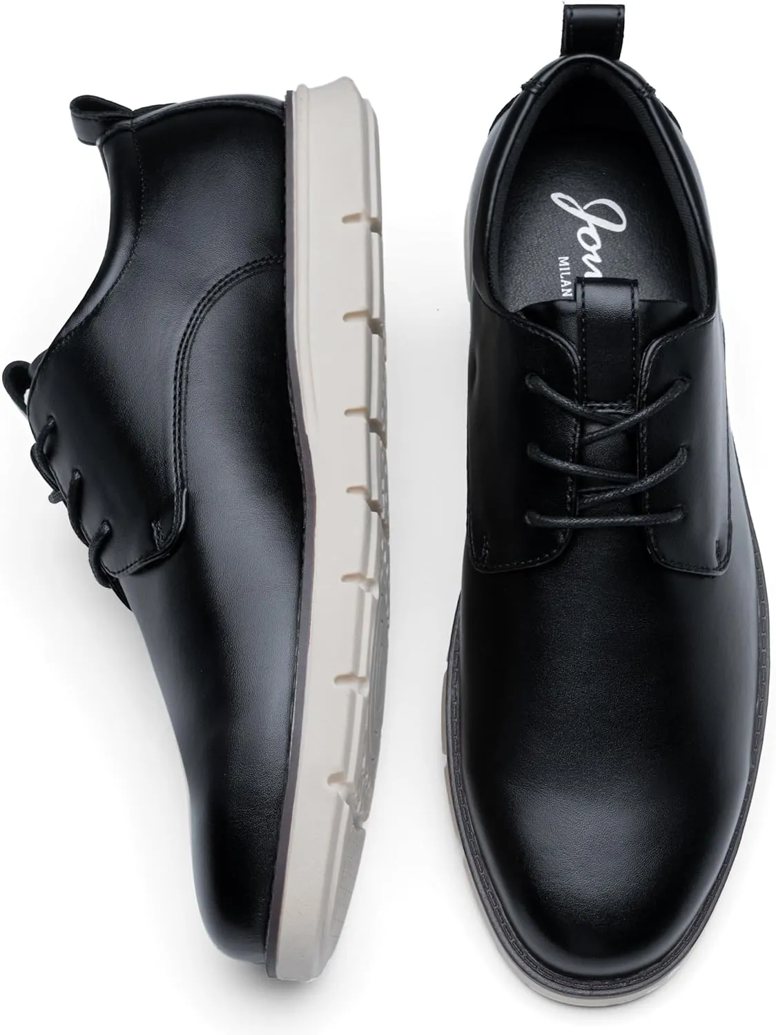 Jousen Men's Dress Shoes Brogue Formal Lace Up Oxfords Shoes
