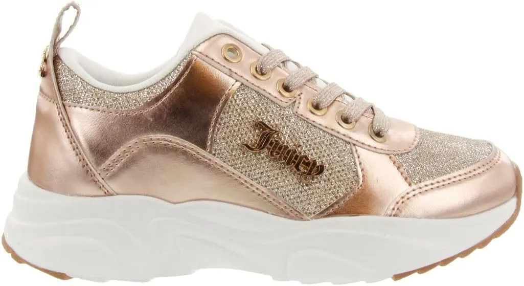 Juicy Couture Lace-Up Women's Fashion Sneakers - Casual Shoes for Tennis and Everyday Walking
