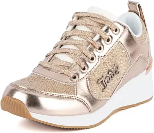 Juicy Couture Lace-Up Women's Fashion Sneakers - Casual Shoes for Tennis and Everyday Walking