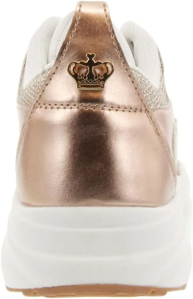 Juicy Couture Lace-Up Women's Fashion Sneakers - Casual Shoes for Tennis and Everyday Walking