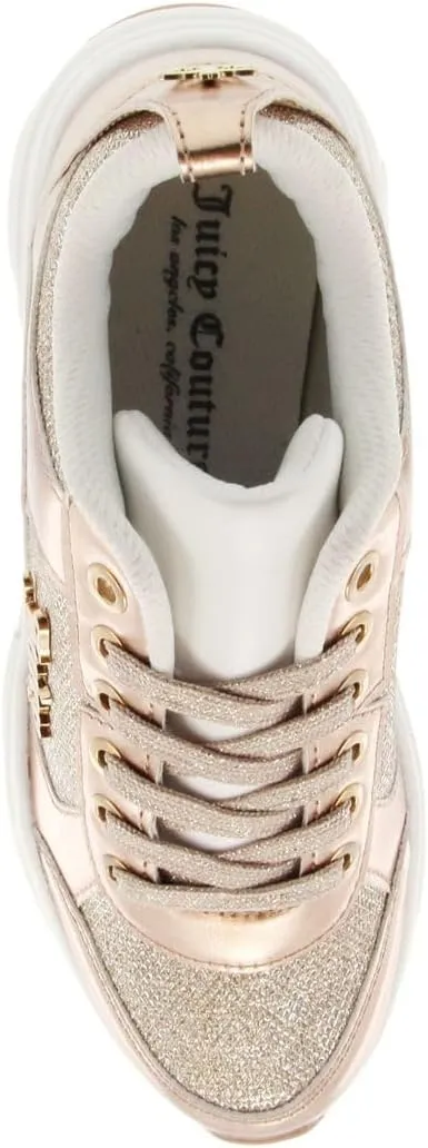 Juicy Couture Lace-Up Women's Fashion Sneakers - Casual Shoes for Tennis and Everyday Walking