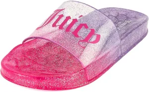 Juicy Couture Slide Sandals, Beach Flats for Women, Summer Shoes