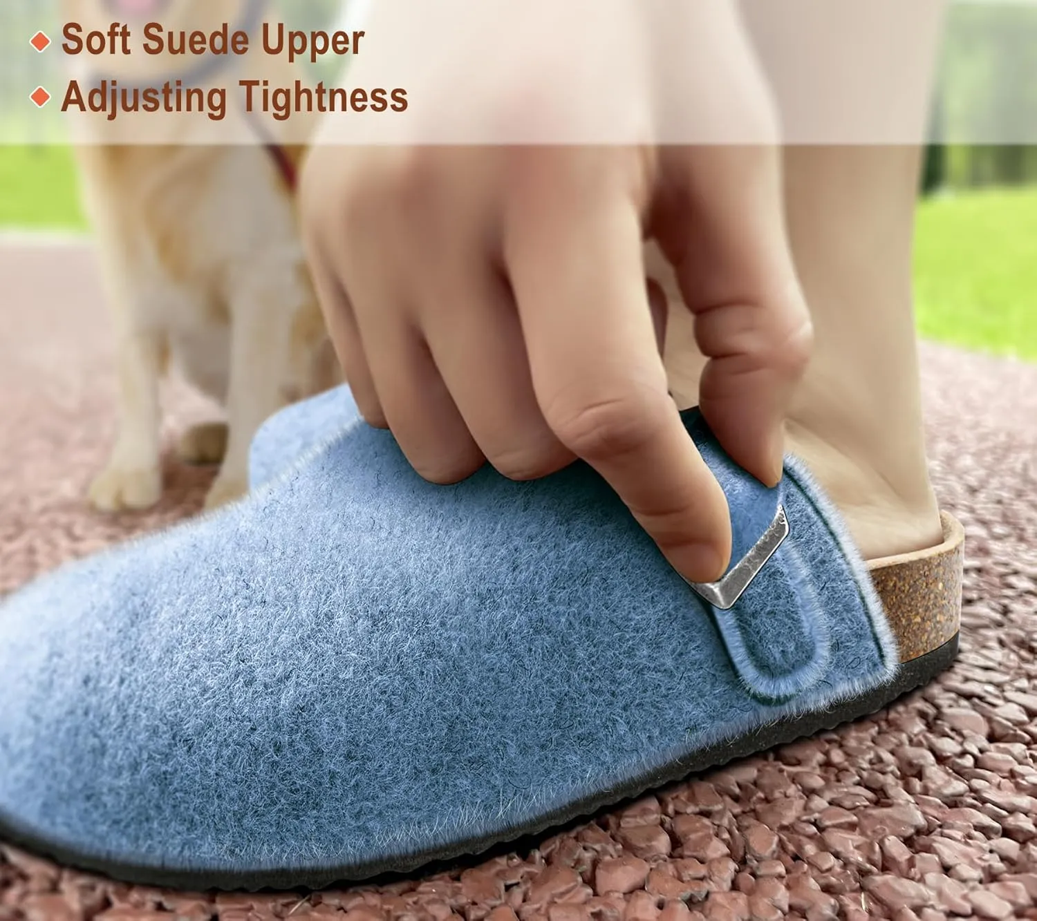 KEMISANT Women Clogs,Comfort Mules Slippers Nurse Work Shoes Sandals Unisex for Men Women with Cork-Footbed Cushion