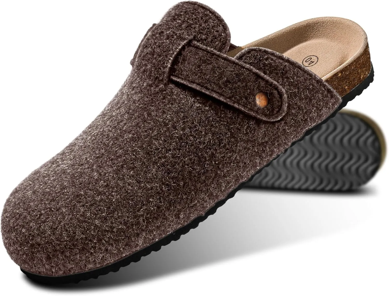 KEMISANT Women Clogs,Comfort Mules Slippers Nurse Work Shoes Sandals Unisex for Men Women with Cork-Footbed Cushion