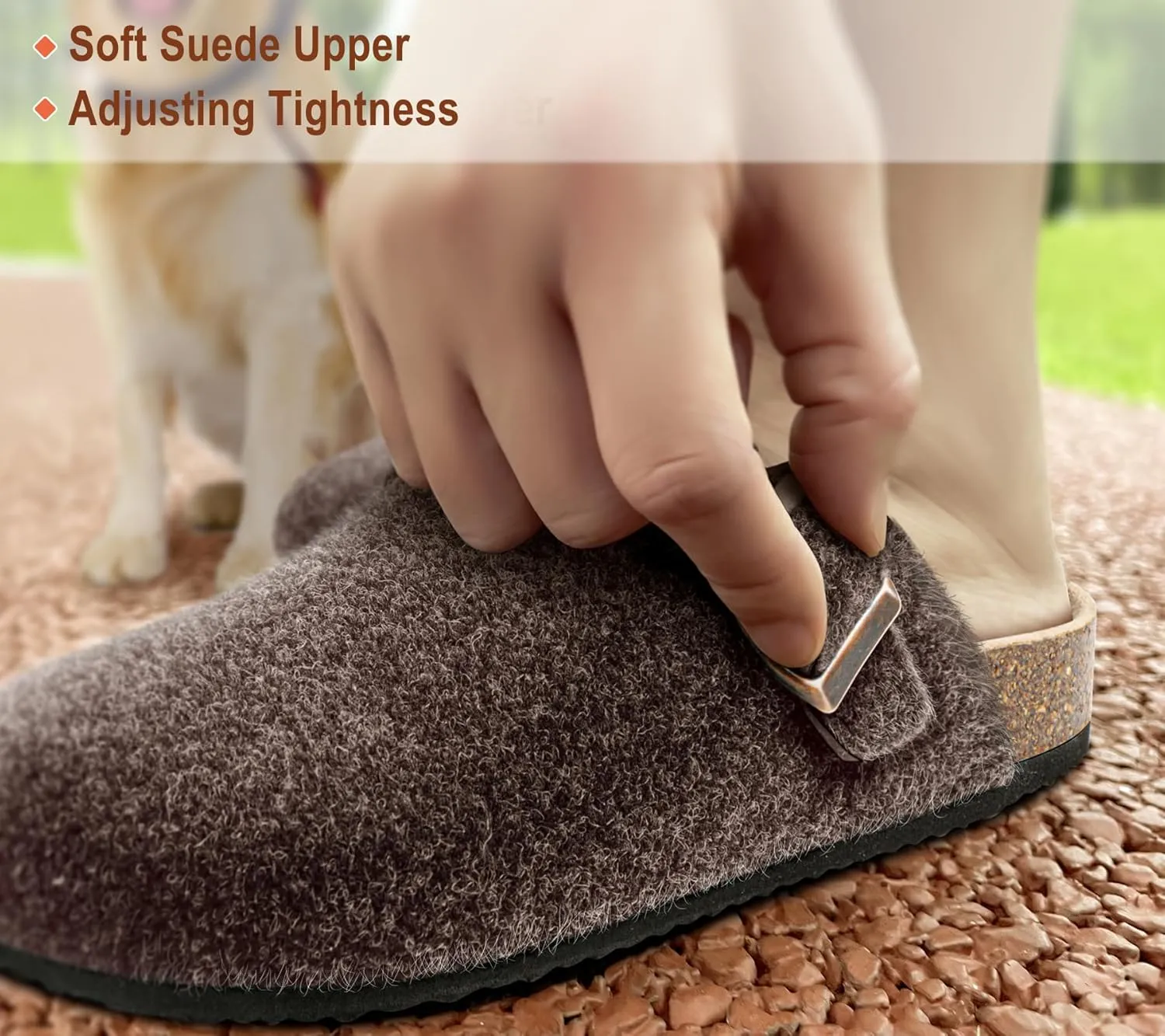 KEMISANT Women Clogs,Comfort Mules Slippers Nurse Work Shoes Sandals Unisex for Men Women with Cork-Footbed Cushion