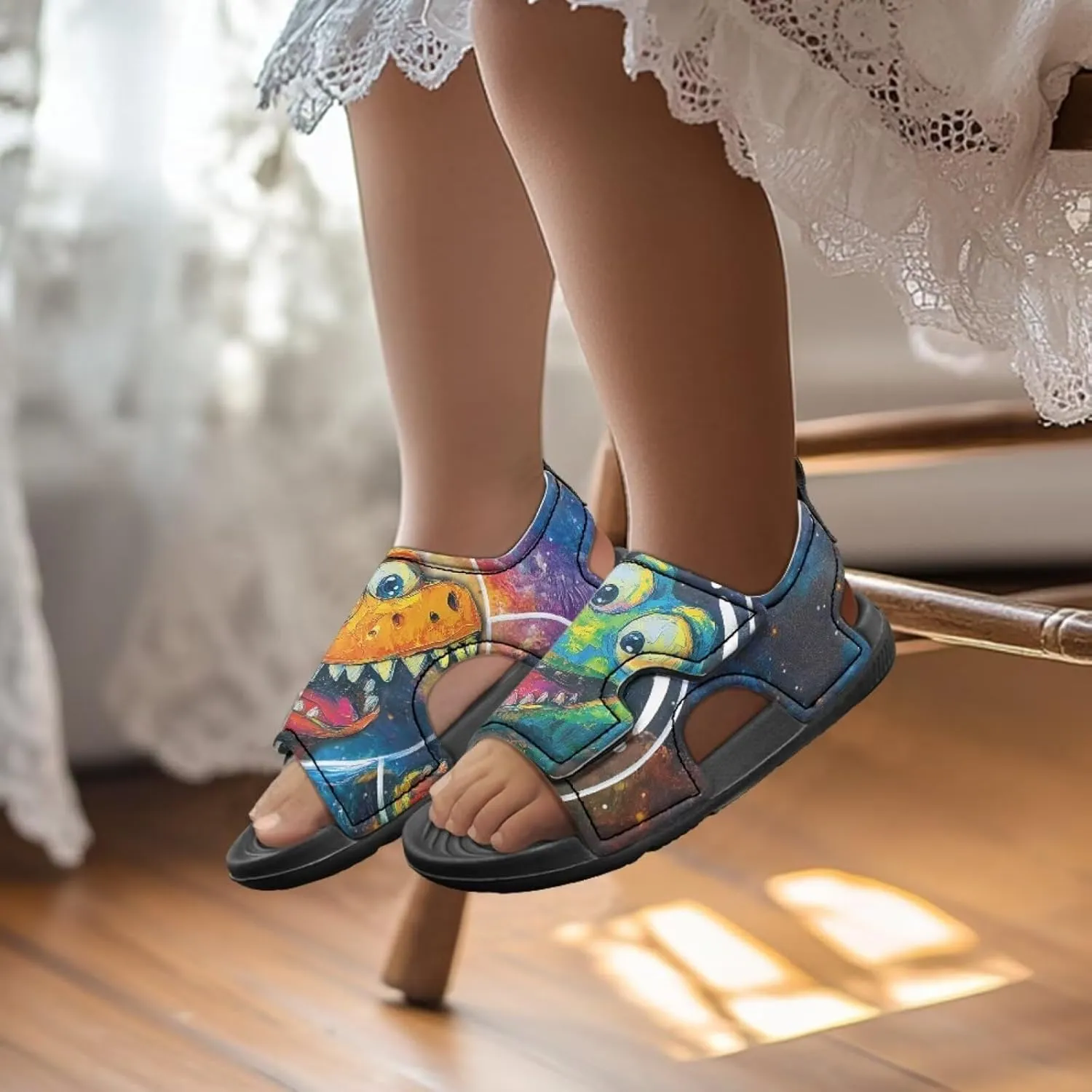 Kids Sandals Ocean Series Summer Kids Shoes Open Toe Sport Outdoor Athletic Sandals Quick Dry Water Shoes