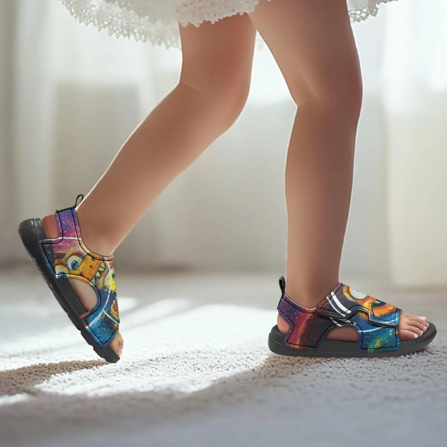 Kids Sandals Ocean Series Summer Kids Shoes Open Toe Sport Outdoor Athletic Sandals Quick Dry Water Shoes