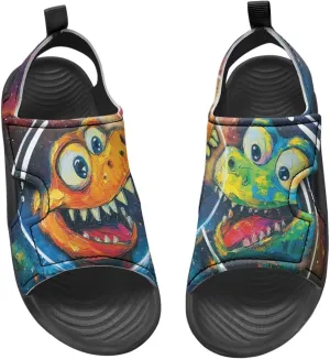 Kids Sandals Ocean Series Summer Kids Shoes Open Toe Sport Outdoor Athletic Sandals Quick Dry Water Shoes