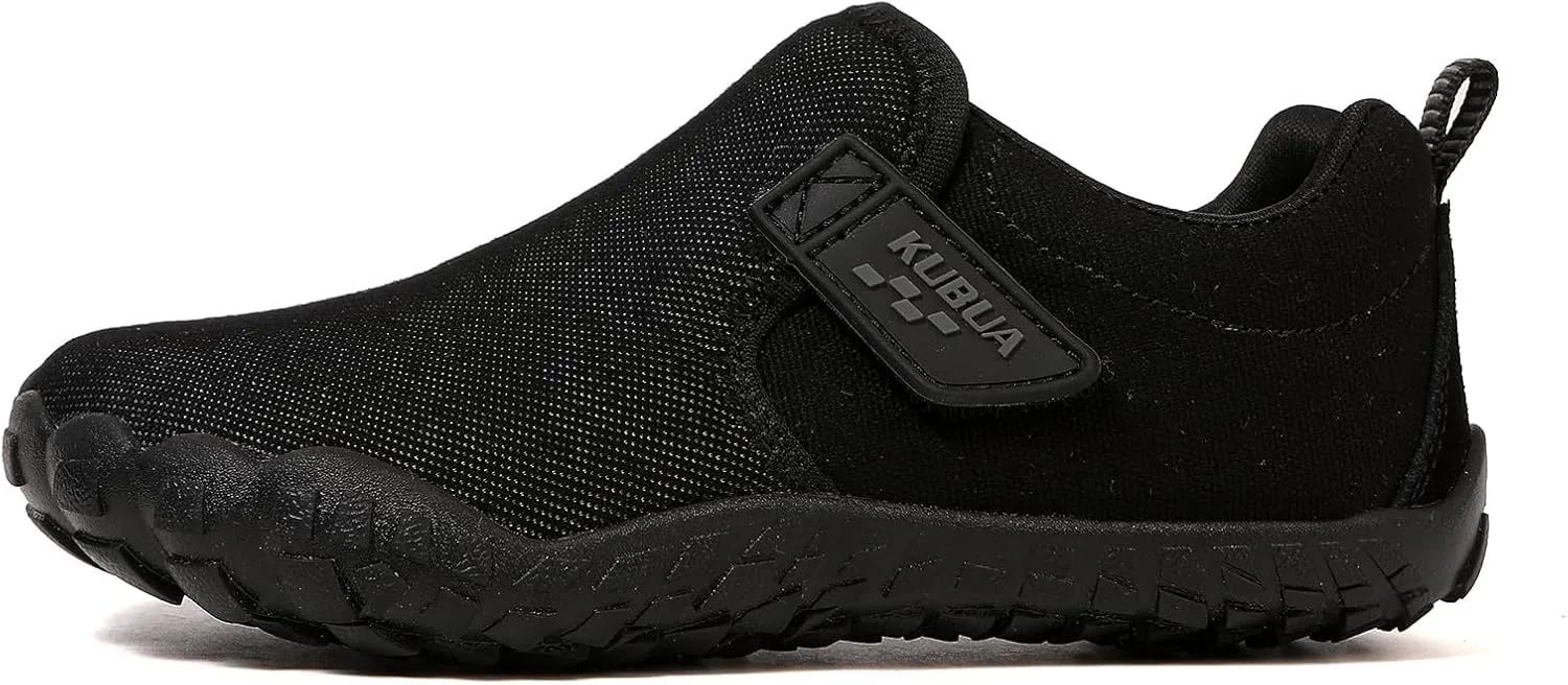 KUBUA Kids Barefoot Shoes Boys Girls Slip On Minimalist Sneakers for Walking Tennis Athletic Hiking Toddler Little Big Kid