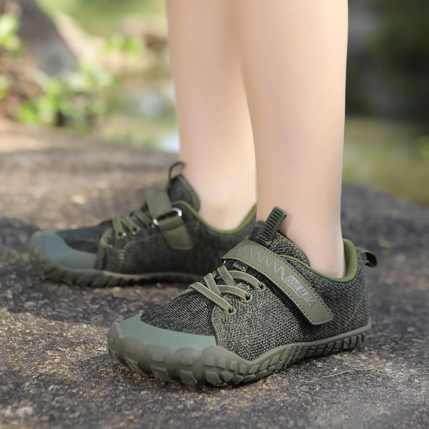 KUBUA Kids Barefoot Shoes Boys Girls Sneakers Naturally Splay Shoes Toddler Little Big Kid