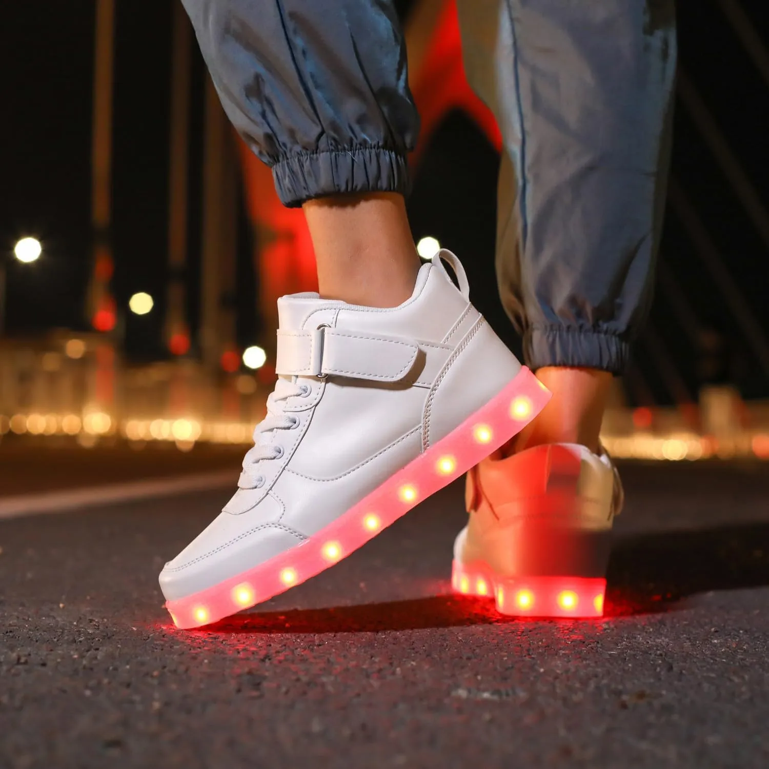LED Shoes - Light Up Sneakers, USB Rechargeable, Dancing Shoes for Women & Men