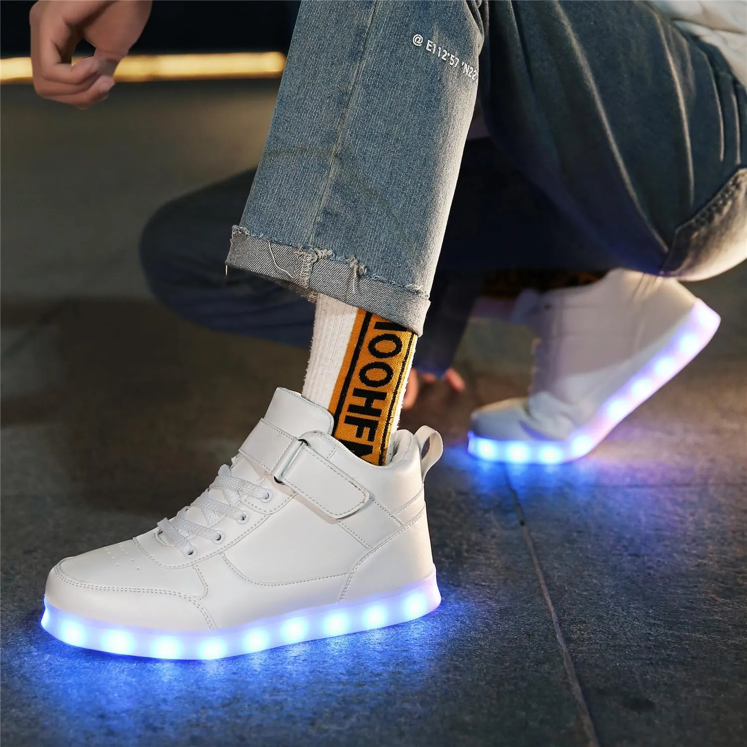 LED Shoes - Light Up Sneakers, USB Rechargeable, Dancing Shoes for Women & Men