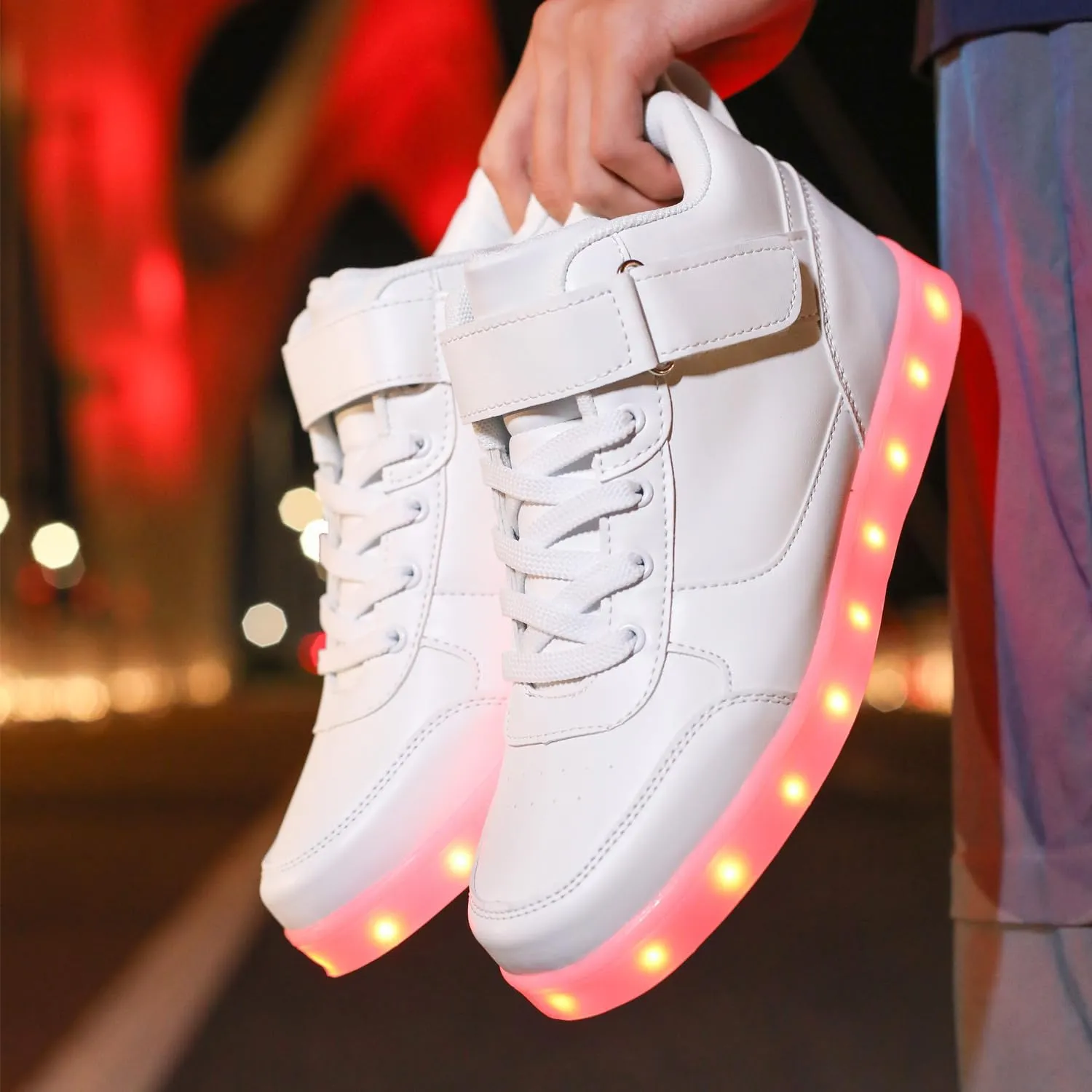 LED Shoes - Light Up Sneakers, USB Rechargeable, Dancing Shoes for Women & Men
