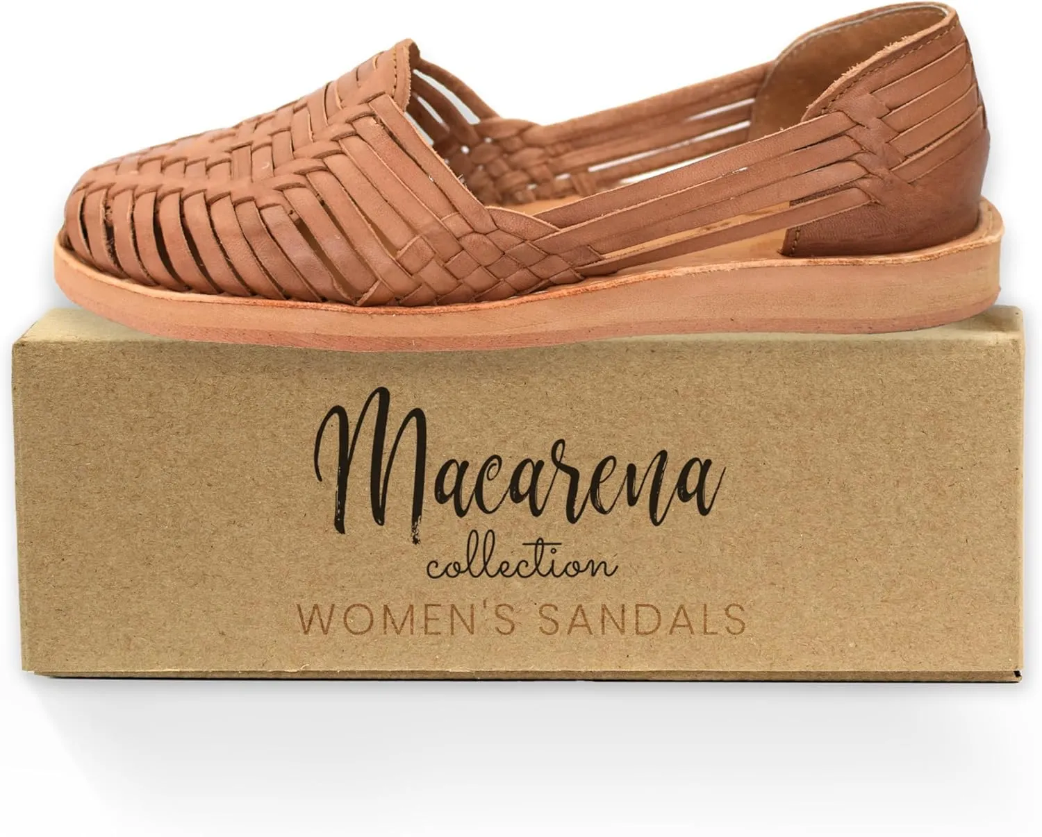 Macarena Collection Womens Shoes Leather Sandals for Women | Huarache Handmade Mexican Sandals | Comfortable & Stylish Womens Sandals 4150
