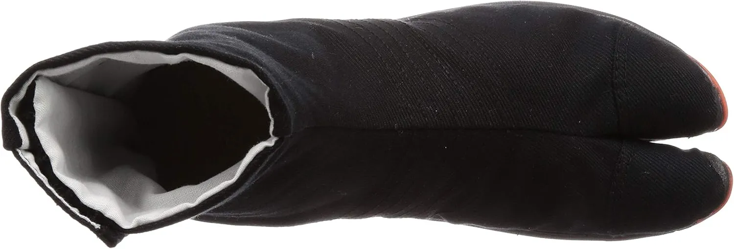 Marugo Japanese Cushioned Tabi Shoes Air Jog V 6 Clasps Toe Boots Short Version