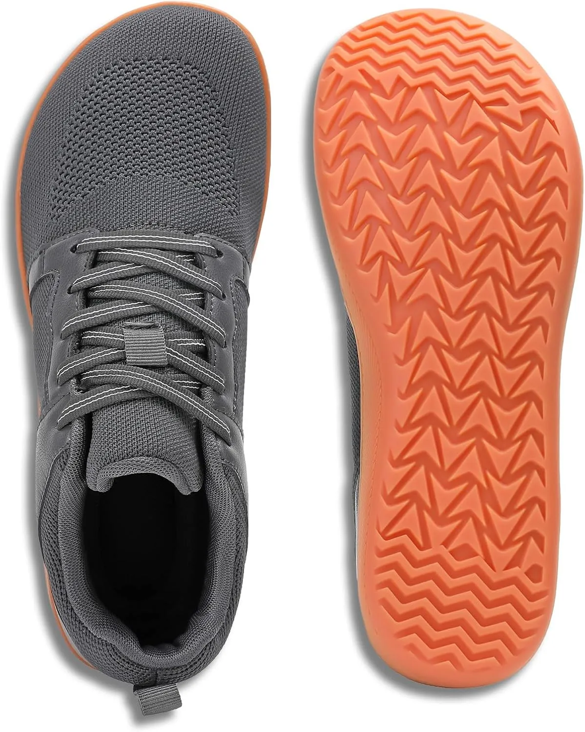 Men's Barefoot Shoes Wide Toe Walking Shoes Minimalist Cross-Trainer Shoes Zero Drop Sole Breathable Trail Running Sneakers