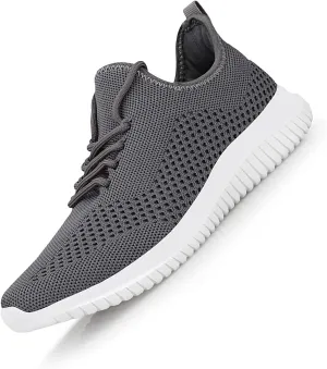 Mens Breathable Fashion Walking Shoes-Non Slip Sneakers Lightweight Comfortable Mesh Casual Sneakers Sports Gym Athletic Shoes