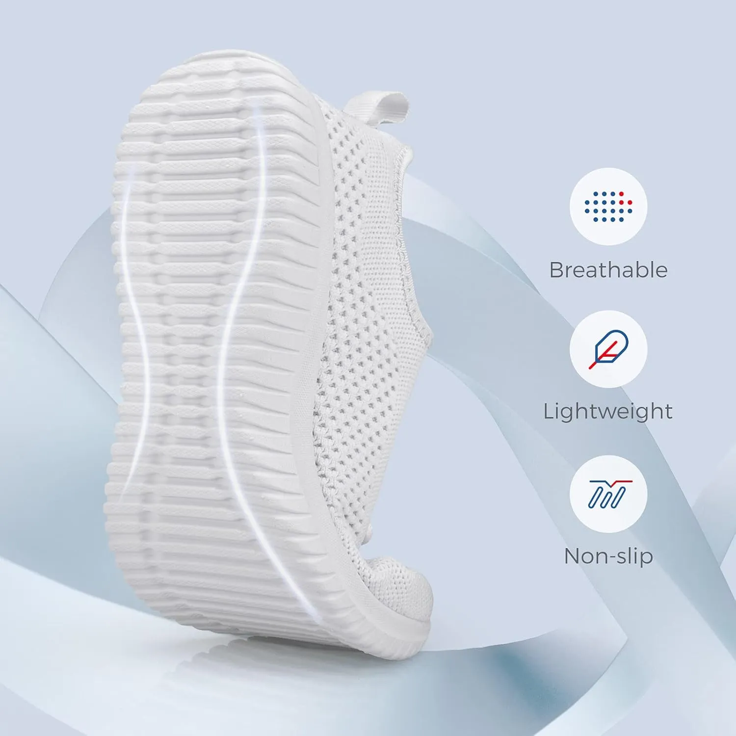 Mens Breathable Fashion Walking Shoes-Non Slip Sneakers Lightweight Comfortable Mesh Casual Sneakers Sports Gym Athletic Shoes