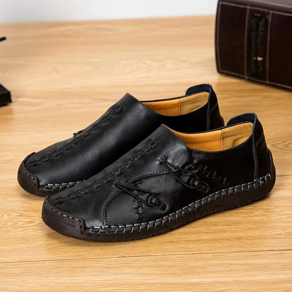 Mens Casual Loafers Driving Shoes Sneakers Walking Leather Slip on Penny Classic Moccasins Business Office