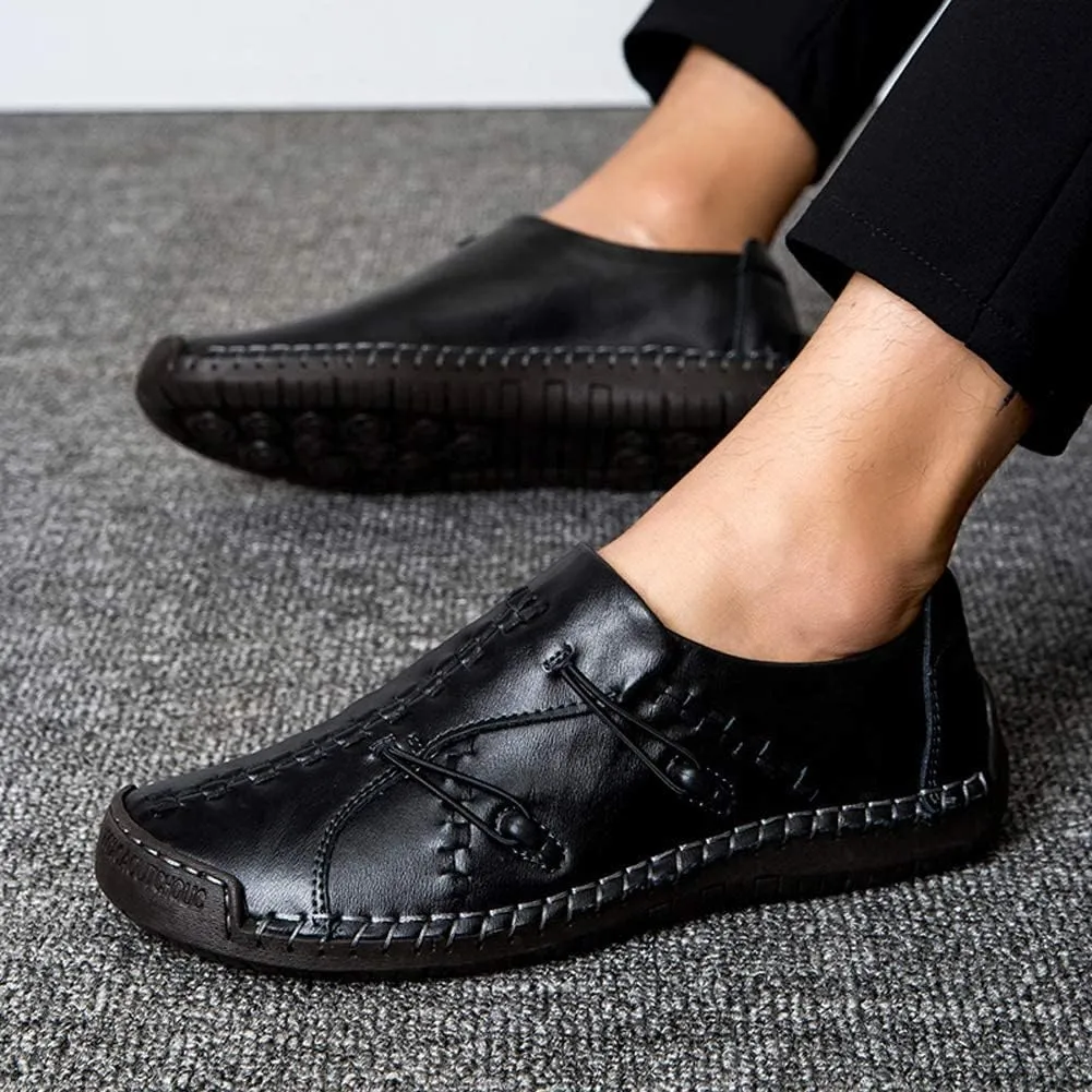 Mens Casual Loafers Driving Shoes Sneakers Walking Leather Slip on Penny Classic Moccasins Business Office