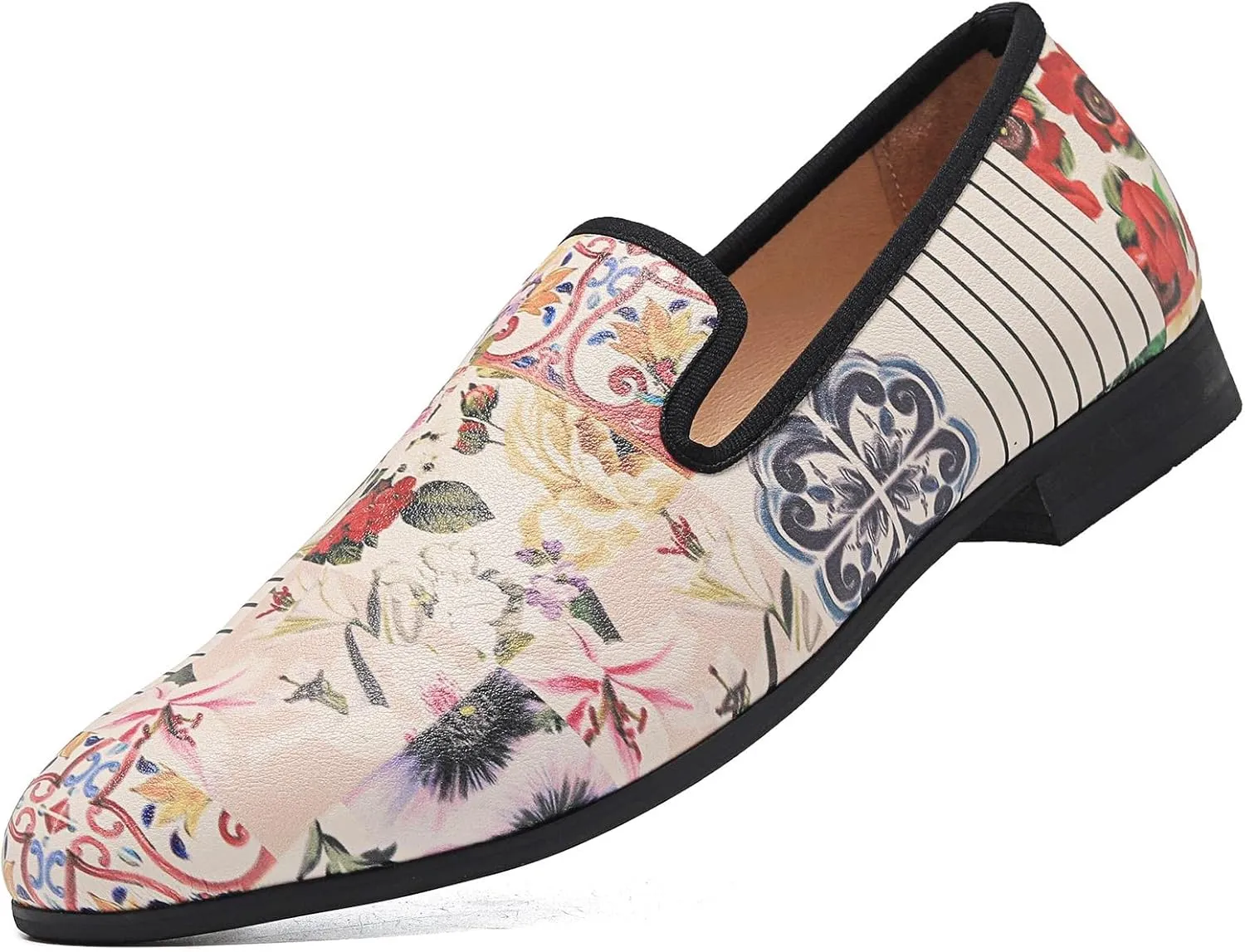 Men's Fashion Formal Velvet Loafers and Wedding Dress Shoes for Men, Penny Slip-On Smoking Luxury Men Casual Shoes