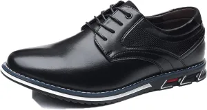 Men's Fashion Oxford Rovers Orthopedic Leather Shoes Casual Business Derby Lace-up Business Luxury Dress Loafers Flats Work Office Sneaker Driving Shoes