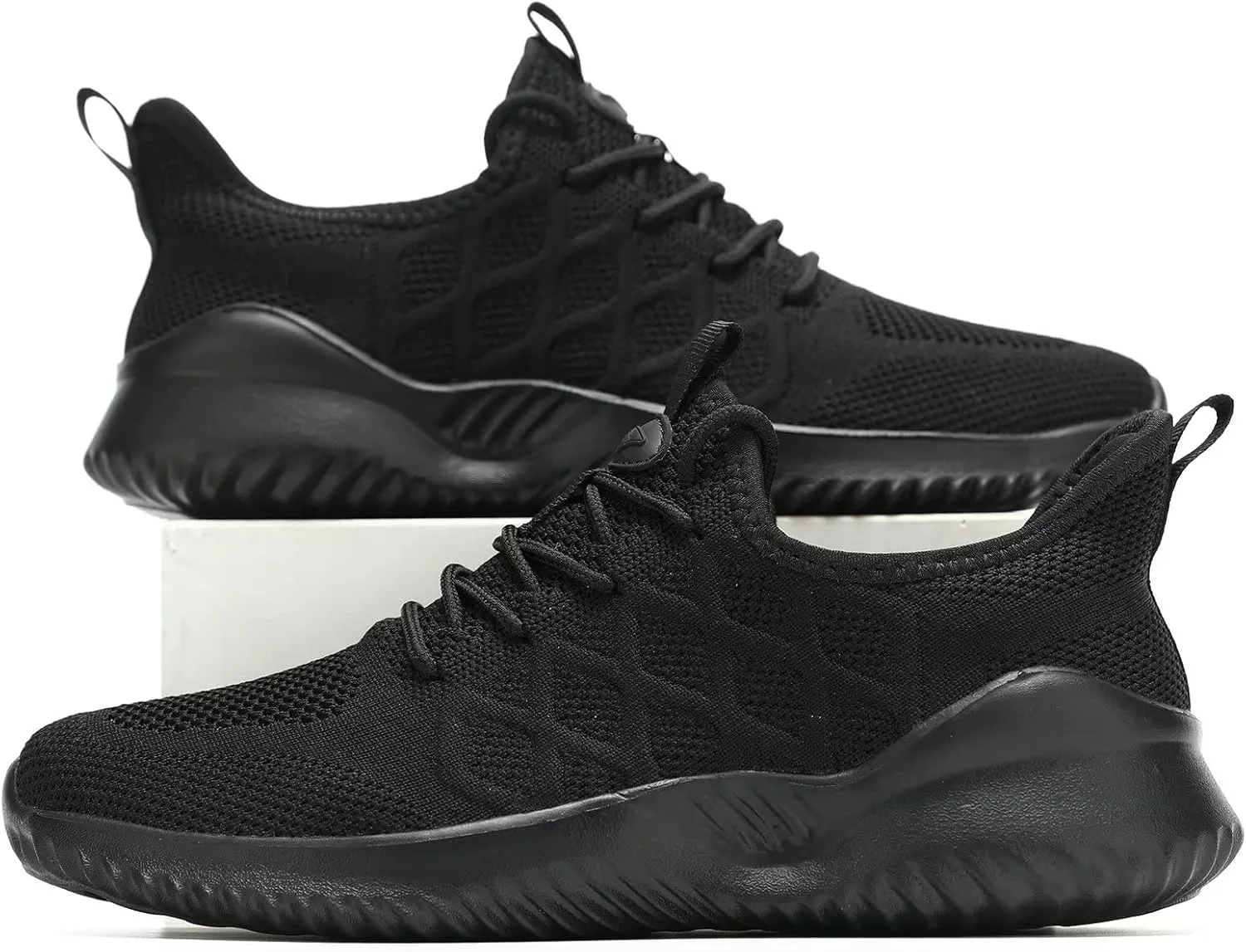 Mens Running Shoes Slip on Tennis Walking Sneakers Casual Mesh Breathable Lightweight Work Sport Shoes