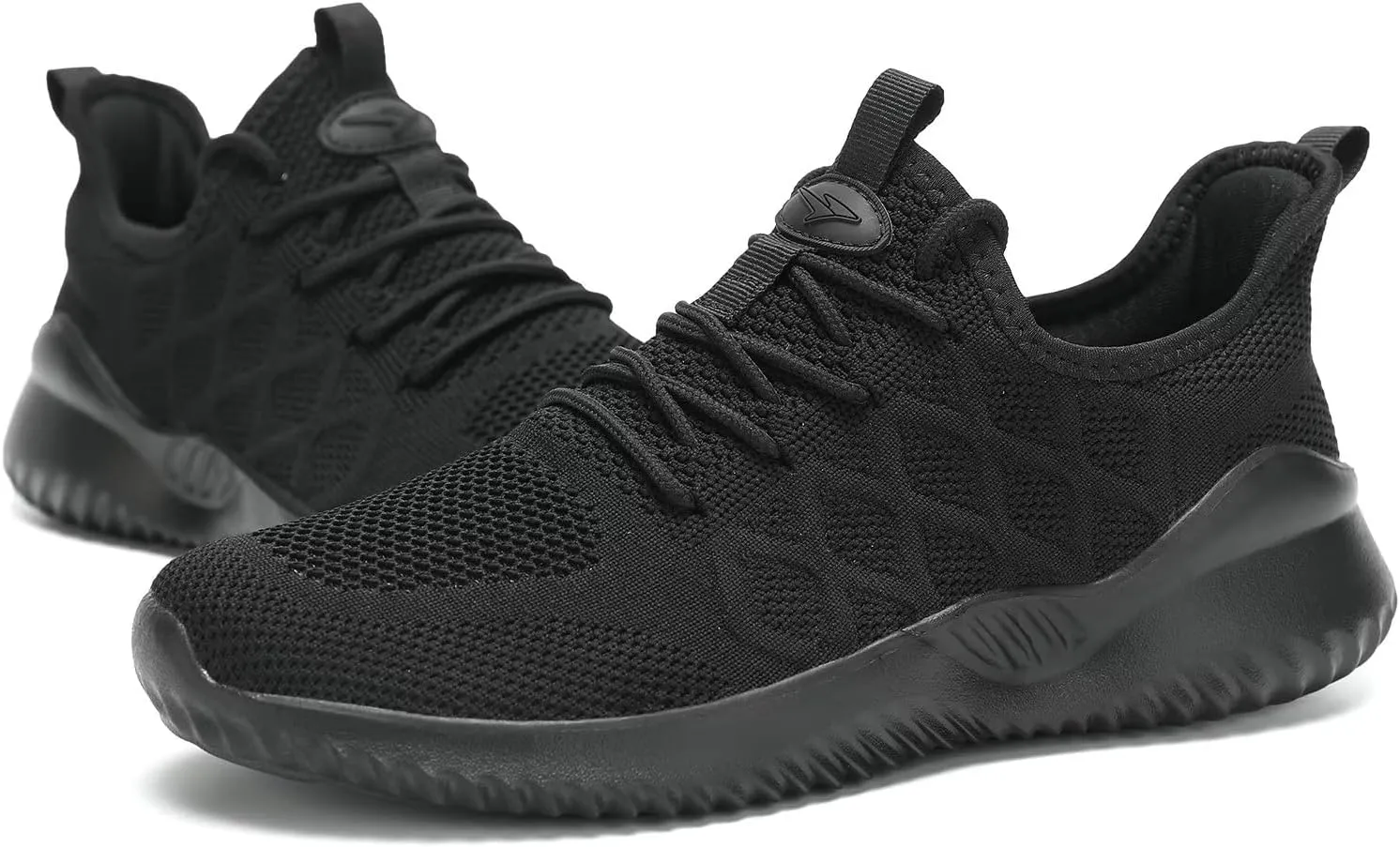 Mens Running Shoes Slip on Tennis Walking Sneakers Casual Mesh Breathable Lightweight Work Sport Shoes