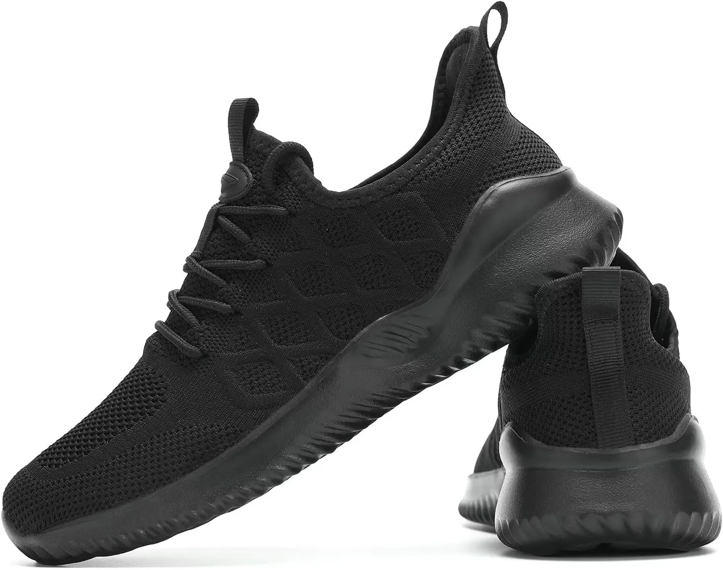 Mens Running Shoes Slip on Tennis Walking Sneakers Casual Mesh Breathable Lightweight Work Sport Shoes