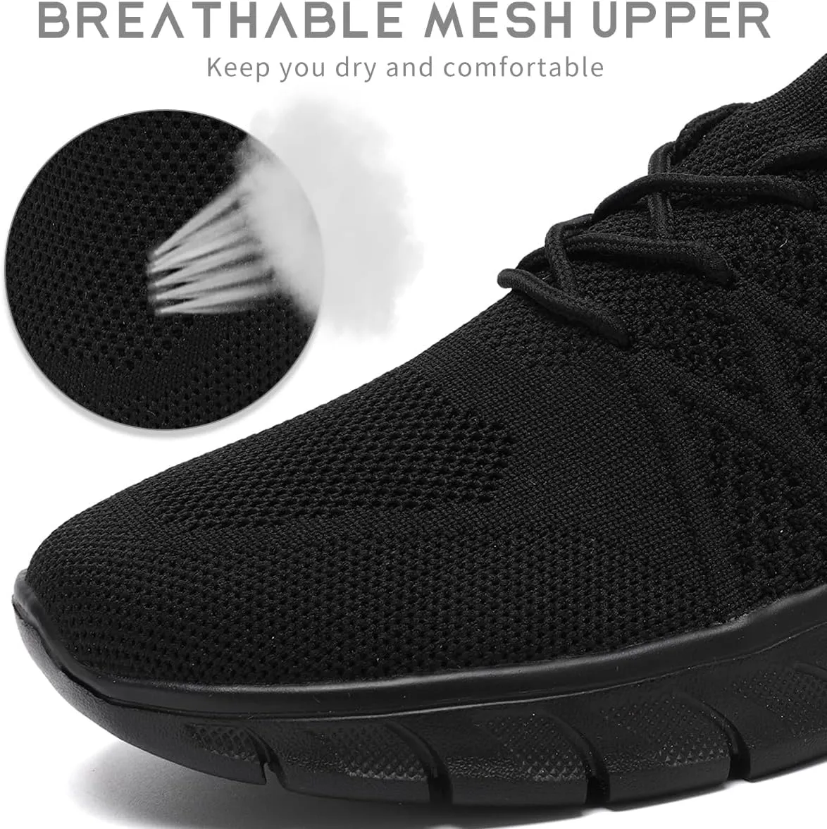 Mens Running Shoes Slip on Walking Sneakers Workout Sports Athletic Gym Ultra Lightweight Casual Fashion Breathable Mesh Comfortable