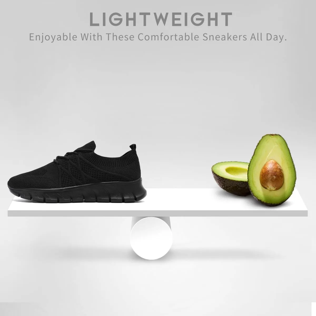 Mens Running Shoes Slip on Walking Sneakers Workout Sports Athletic Gym Ultra Lightweight Casual Fashion Breathable Mesh Comfortable