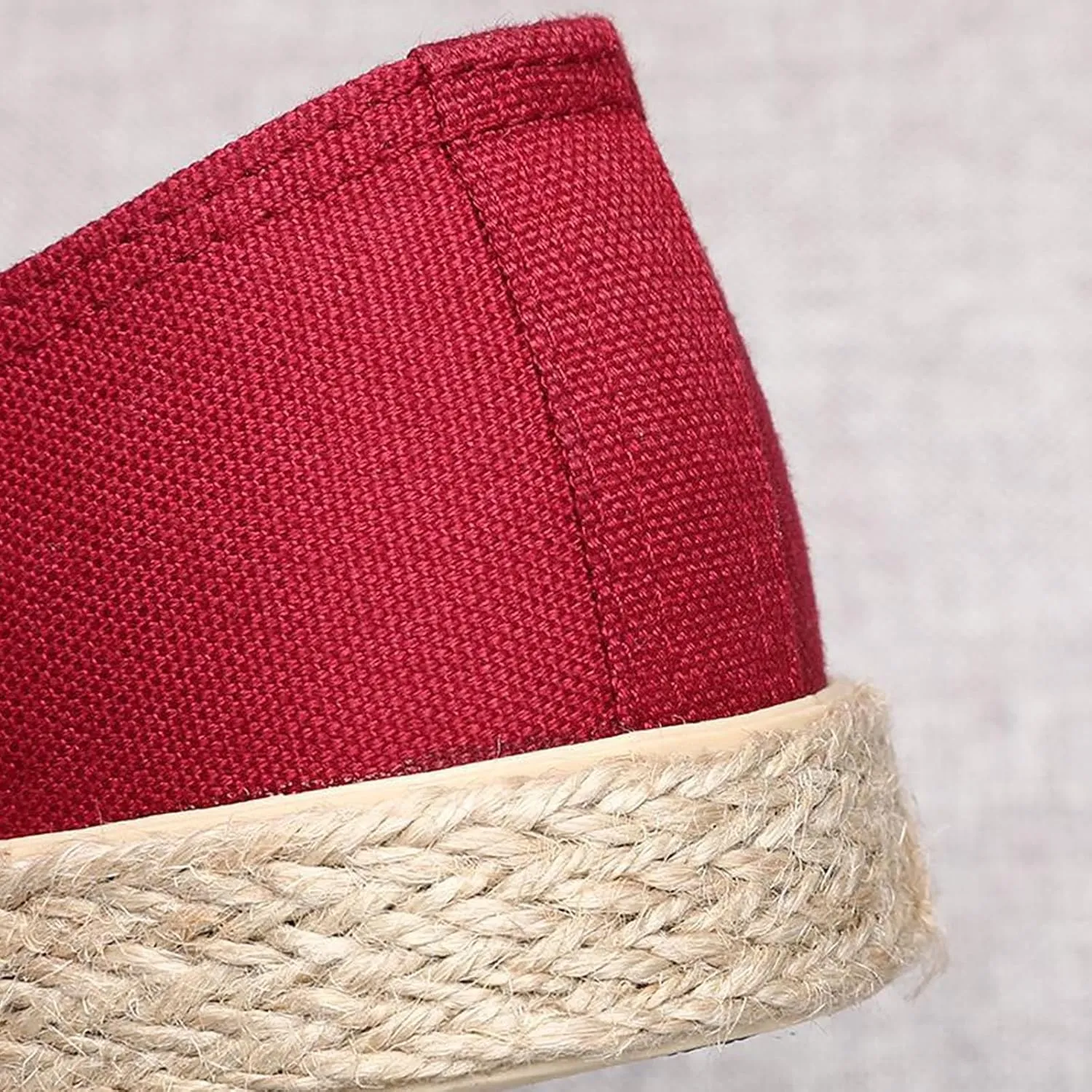 Mens Slip On Sneakers Comfortable Wide Width Espadrilles Breathable Casual Sneakers Lightweight Canvas Sport Shoes Flat Walking Shoes
